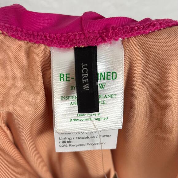 J. Crew Ruffle Scoopback One-Piece Swimsuit NWT Size 8 - Picture 4 of 5